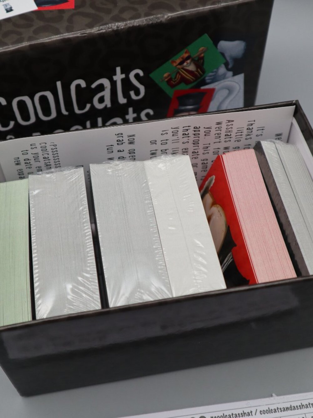 CoolCats & AssHats Adult Party Card Game Open Box A 21+ 4-20 Players Kickstarter - Picture 2 of 8